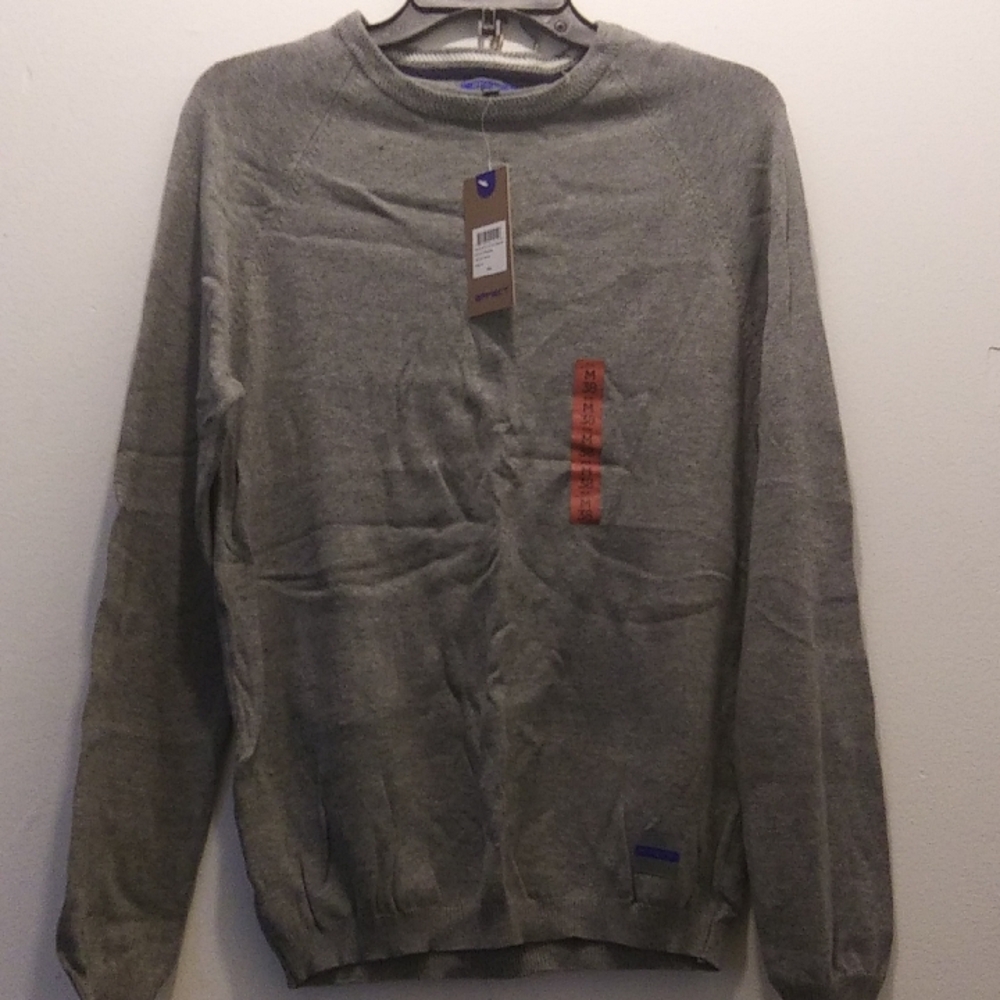 Stylish Gray Crewneck Sweater for Men